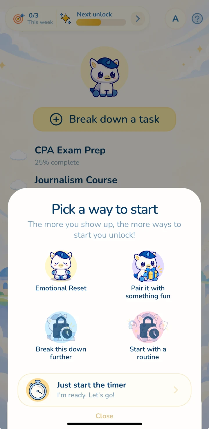 Picking a way to start in Ariyo